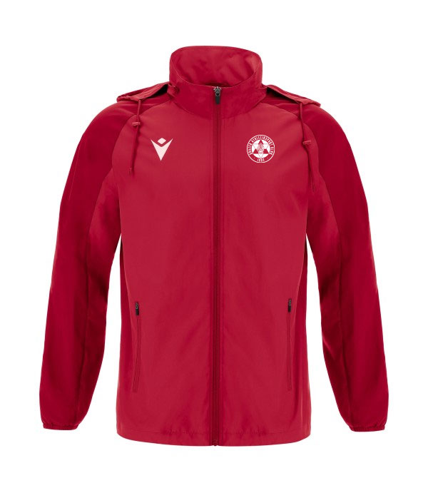 ELBRUS FULL LENGTH ZIP RAINJACKET RED