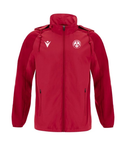 ELBRUS FULL LENGTH ZIP RAINJACKET RED